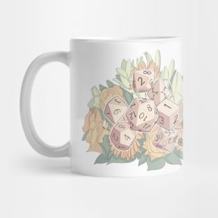 Yellow Flower Dice Mug